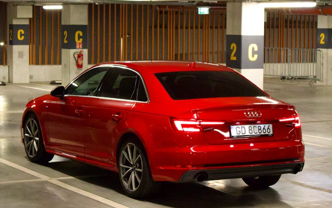 Audi A4 cena 94900 przebieg: 112794, rok produkcji 2017 z Gdańsk małe 742